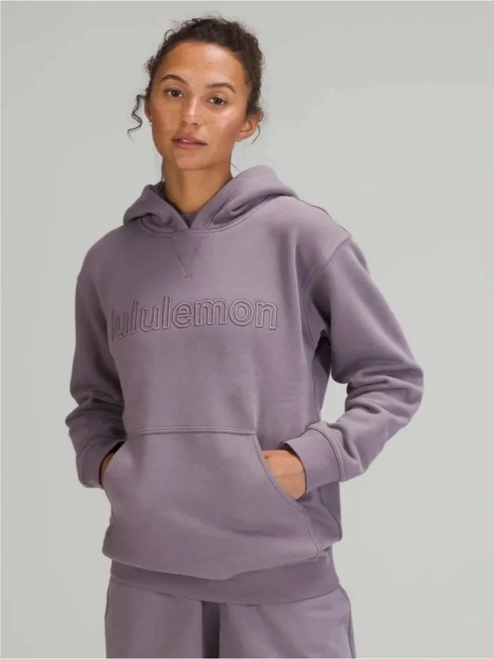 lululemon lavender pullover hoodie